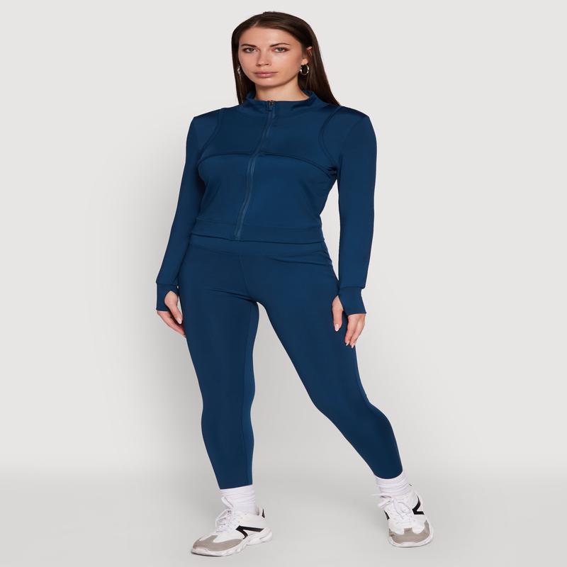 Solid High Waisted Yoga Pants