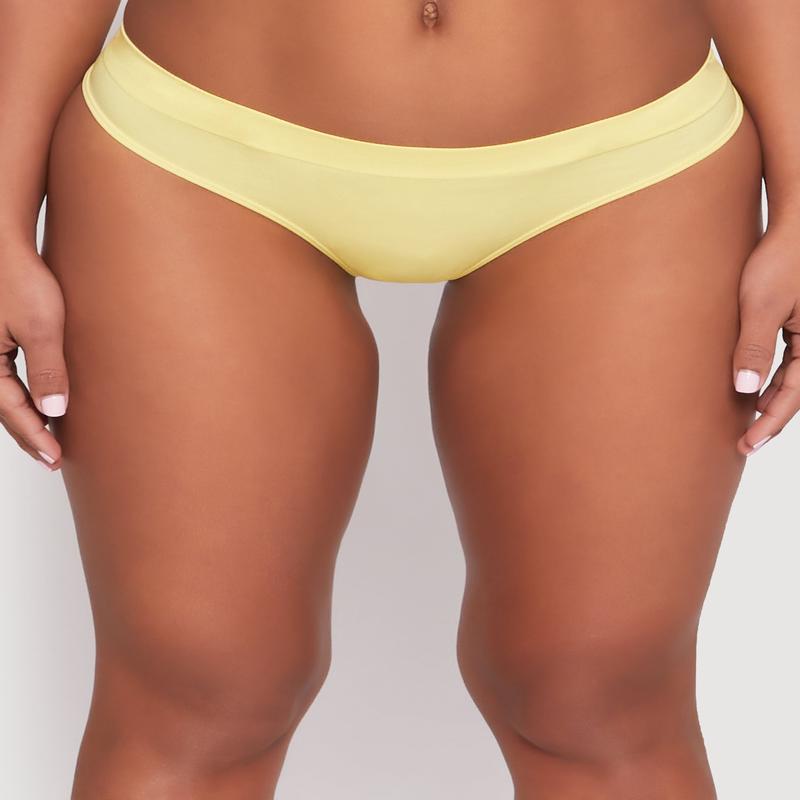 Seamless Basic Solid Thong Panty