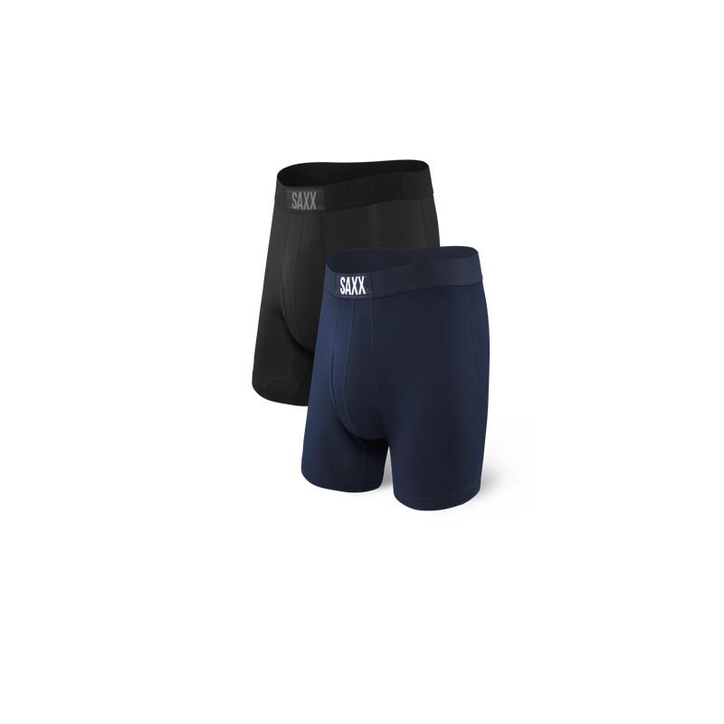 SAXX Boxer Brief 2 Pack Black/Navy