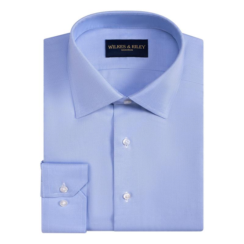 Wilkes Point Collar Blue & White