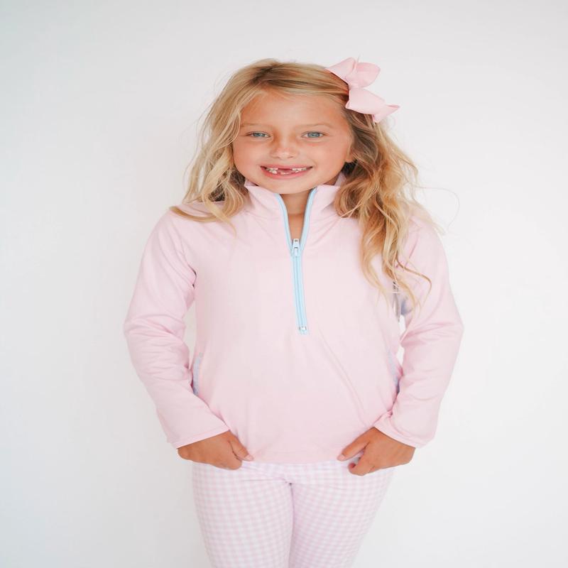 Girls' Fashion Heather 1/2 Zip Pullover