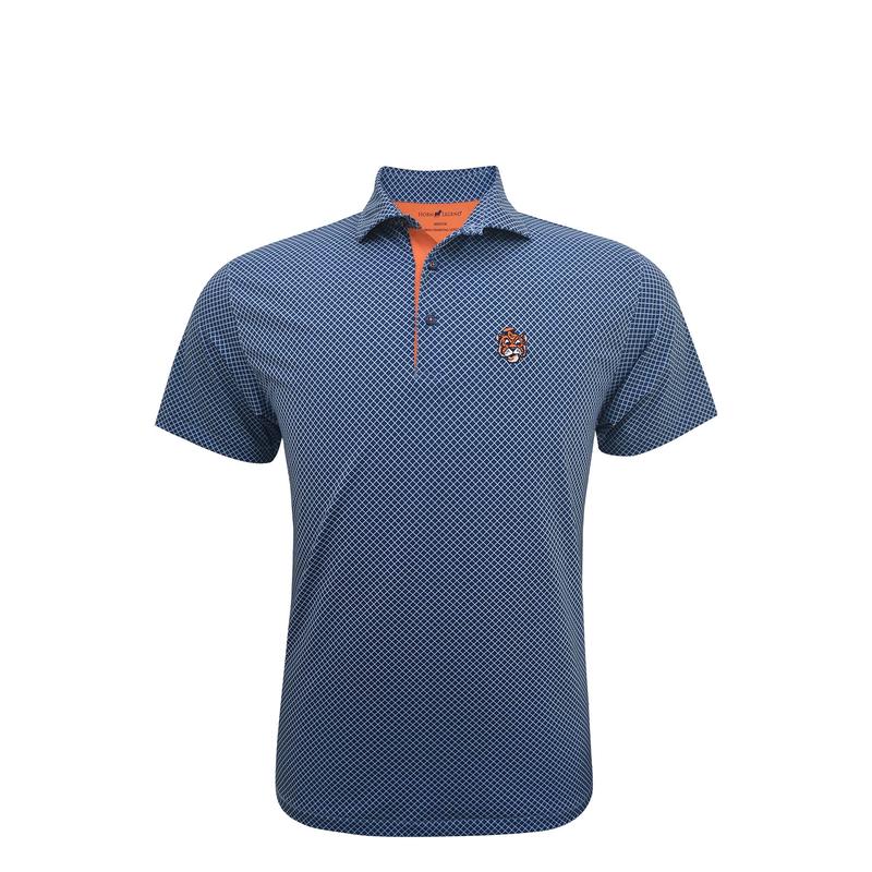Taylor And Mick Aubie Geometric Polo