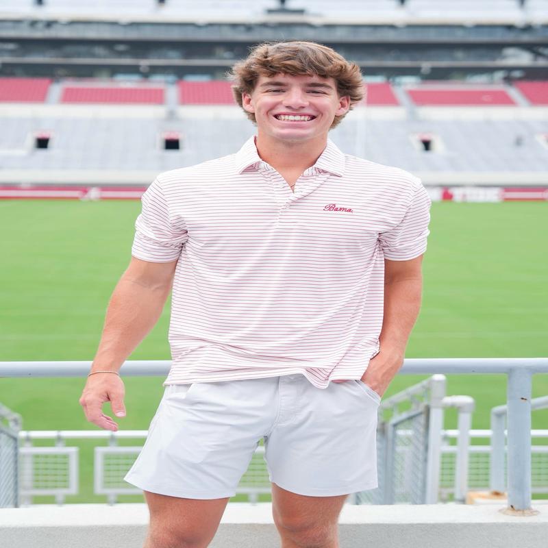 Taylor & Mick Script Bama Polo