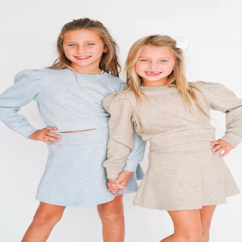 Girls' Pleat Libba Sweater Skort