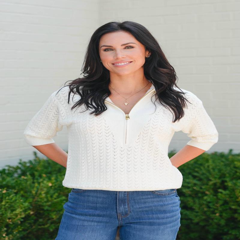 Varley Arney Half Zip Knit Polo