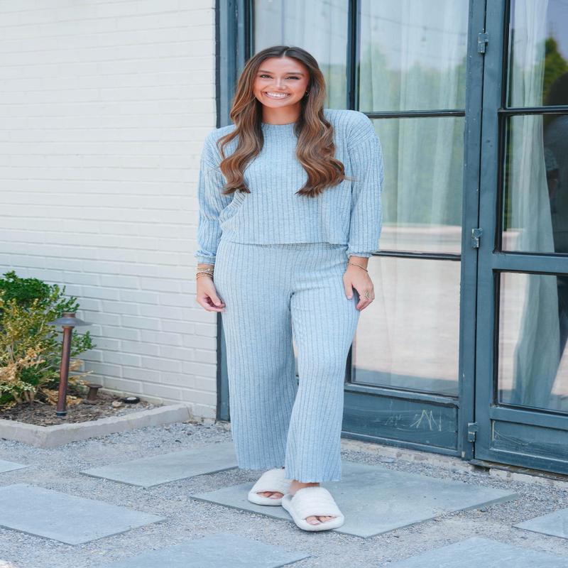 Z Supply Dawn Smocked Rib Pant