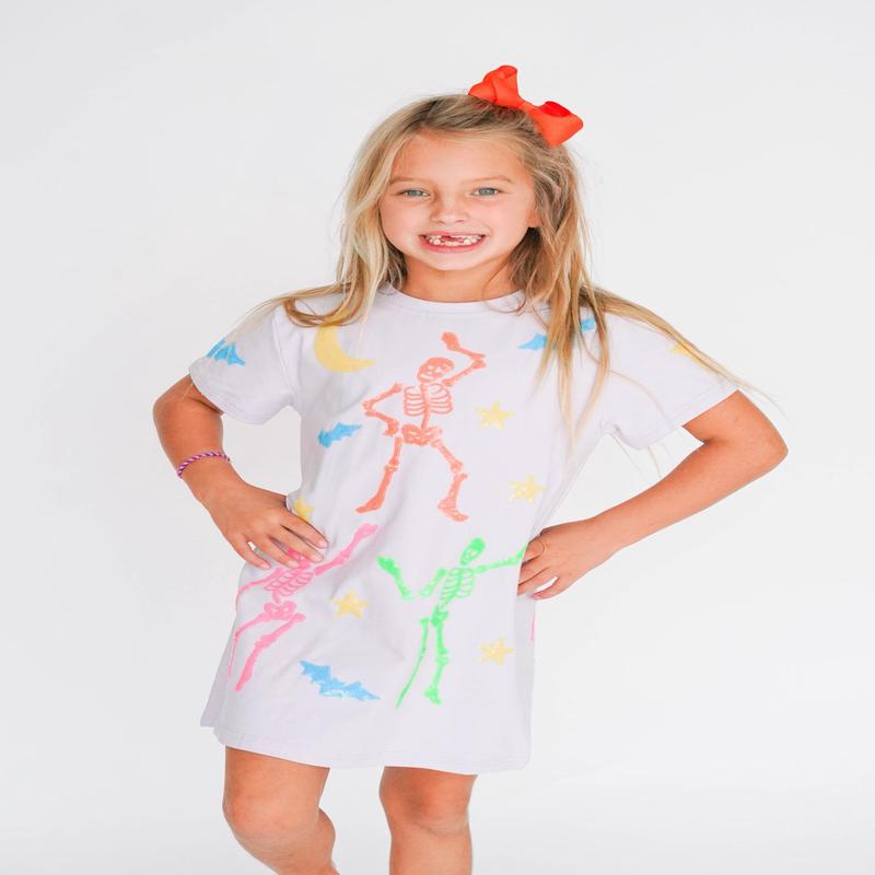 Girls' Belle Cher Skeleton Dress