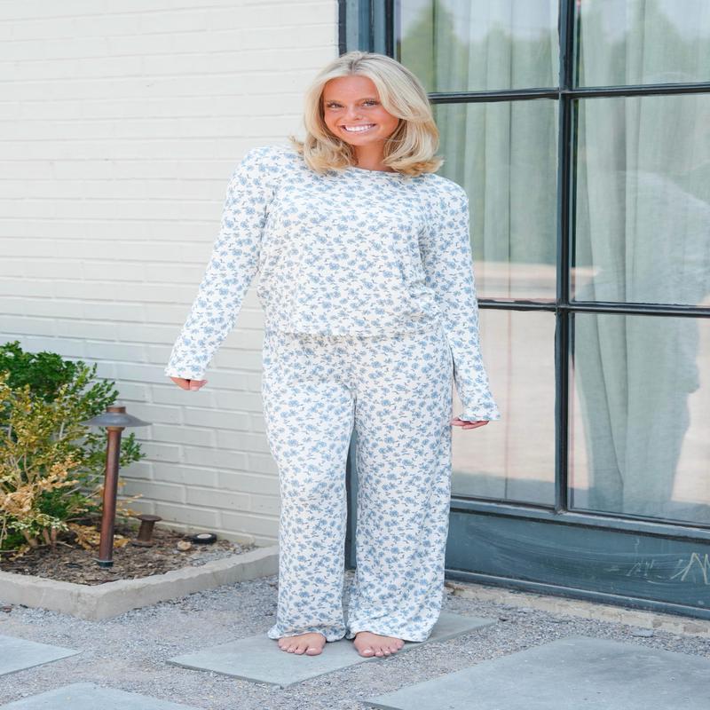 Z Supply Dawn Smocked Ditsy Pant