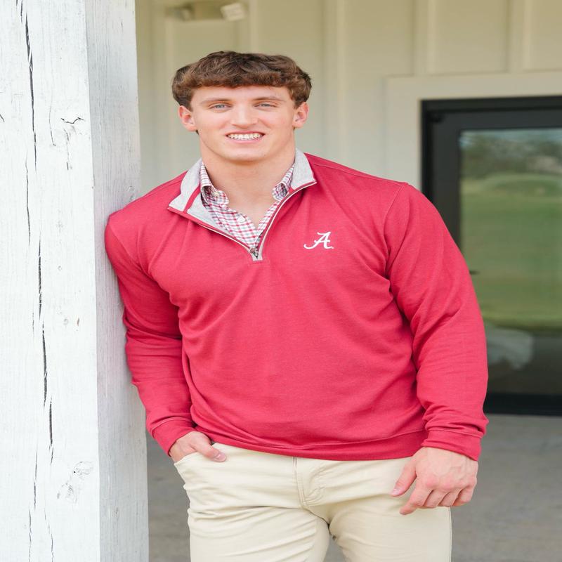 Johnnie O Sully Collegiate Quarter Zip Pullover