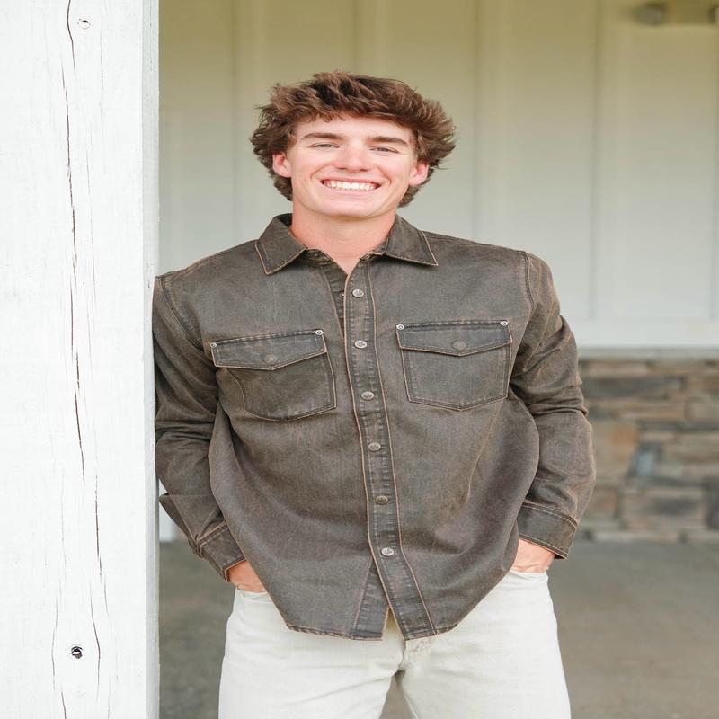 North River Cotton Suede Shirt Jacket