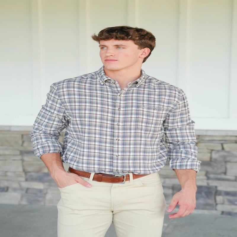 Southern Shirt Robinson Washed Long Sleeve Flannel
