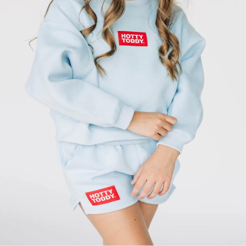 Girls' Scarlet & Gold Hotty Toddy High Waisted Sweat Short