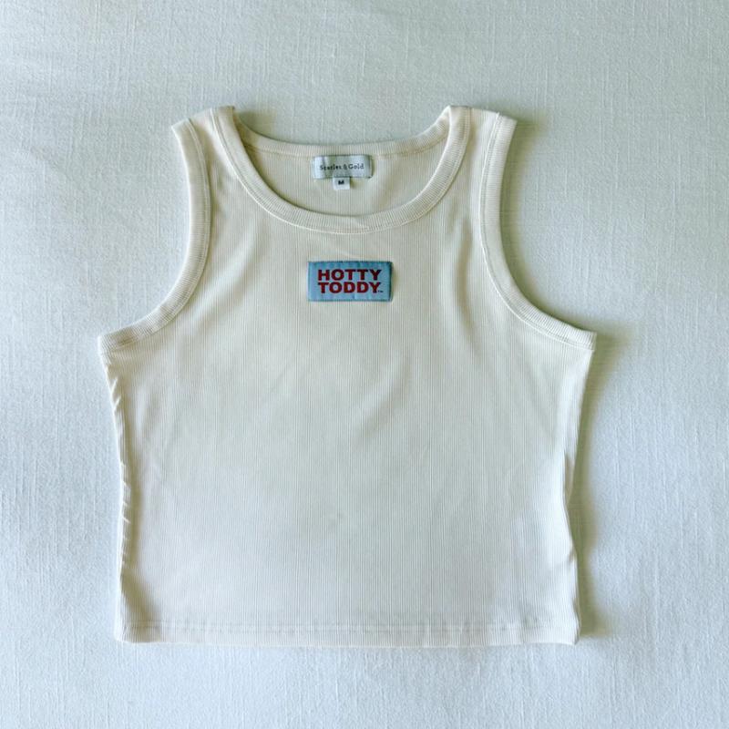 Girls' Scarlet & Gold Hotty Toddy Micro Rib Baby Tank