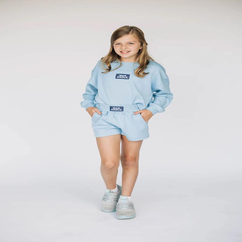 Girls' Scarlet & Gold War Eagle Ava Airy Crewneck