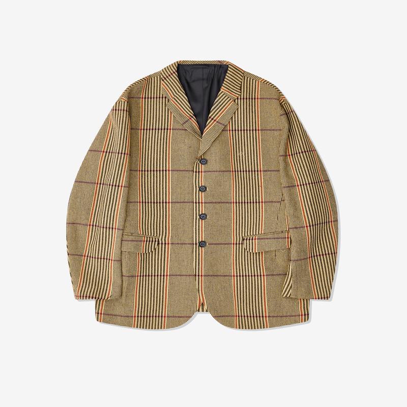 Christopher Nemeth - Mens Check Blazer - (Yellow Check)