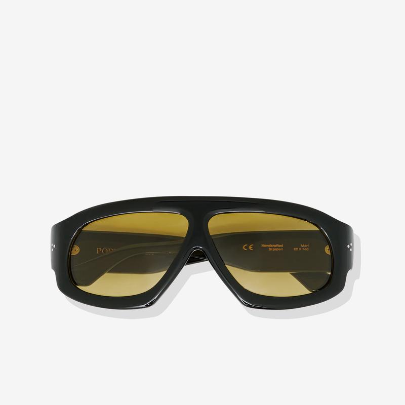 Port Tanger - Mari Sunglasses - (Black/Warm Olive)