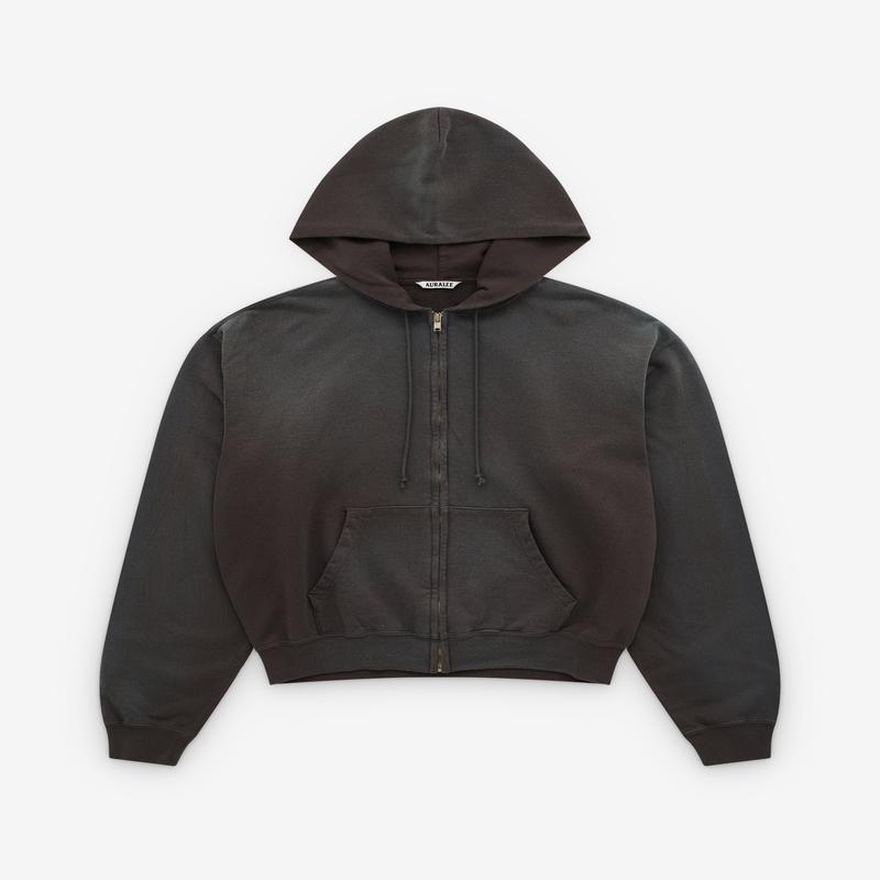 Auralee - Men's Product Dyed Pima Light Sweat - (Black)