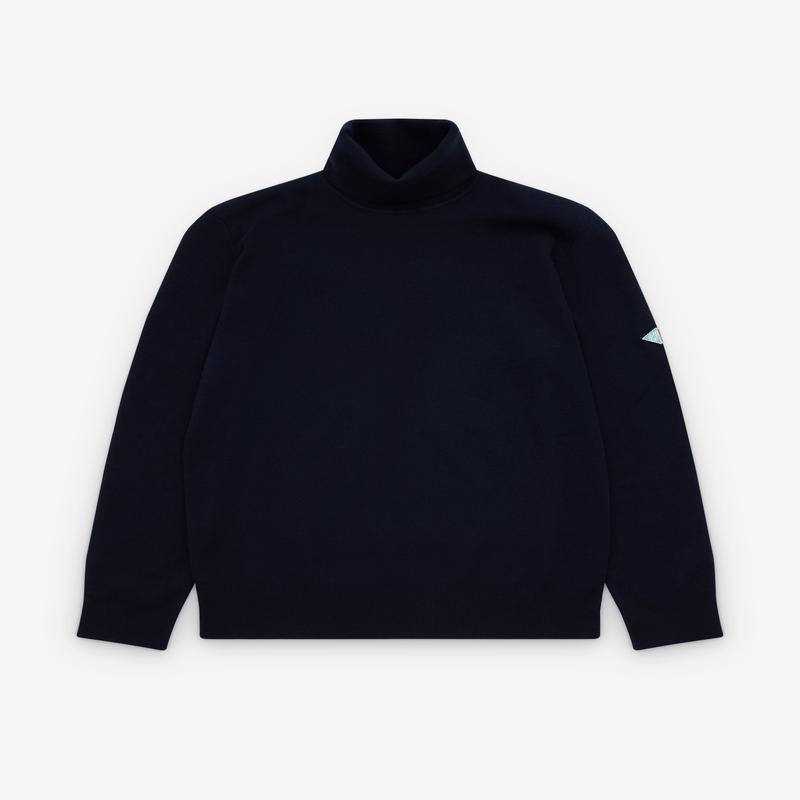 Bottega Veneta - Mens Compact Wool Classic Sweater - (Black)