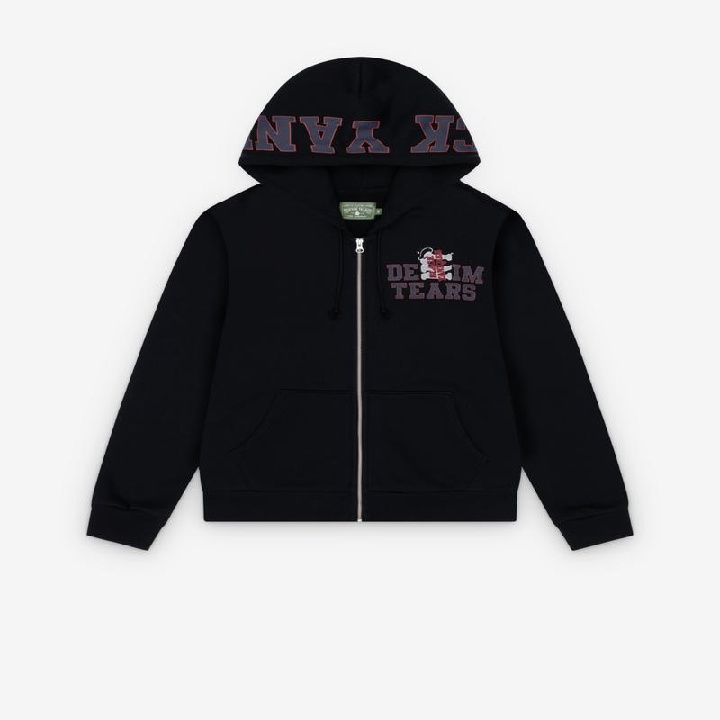 Denim Tears - Black Yankees Zip Hoodie - (Black)