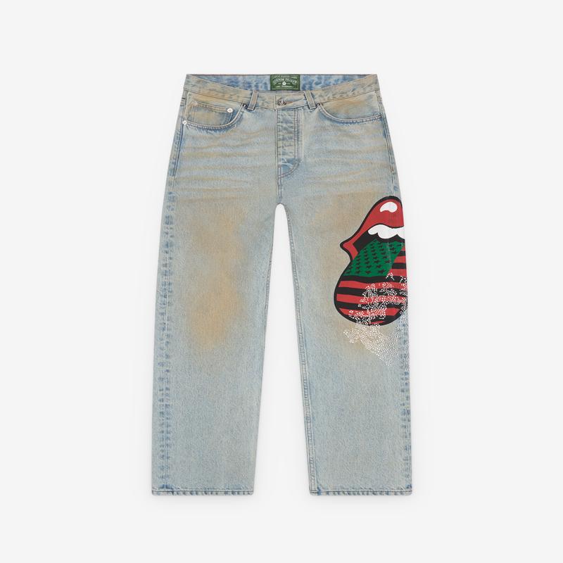 Denim Tears - Men's Rolling Stones Denim Pant - (Blue)
