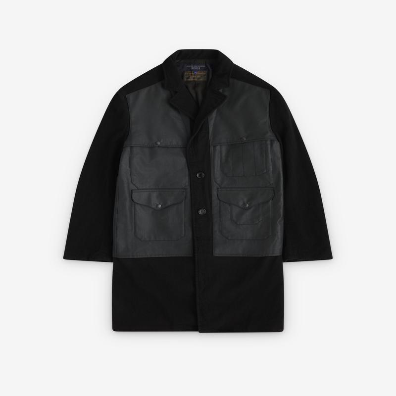 Junya Watanabe MAN - Filson Mens Wool Waxed Coat - (Black)