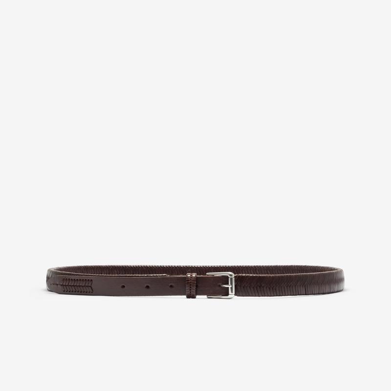 Lemaire - Womens Weaved Belt 25 - (Dark Brown)