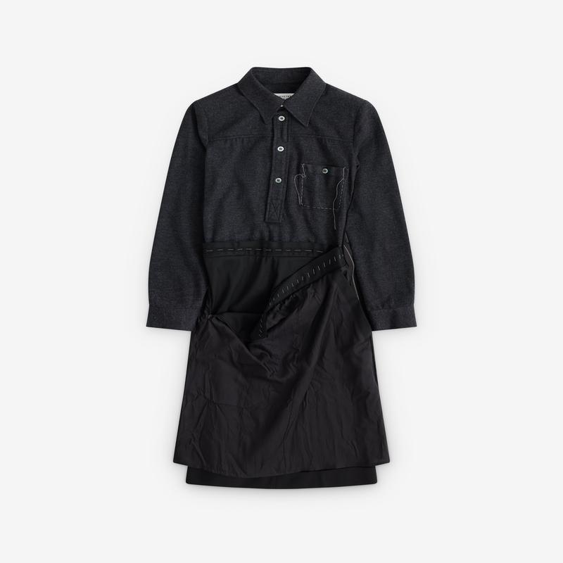 Maison Margiela - Women's Wool Long Dress - (Black)