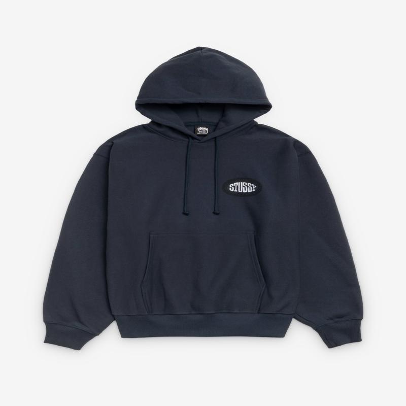 Stssy - Men's Tile Oval Hood - (Navy)