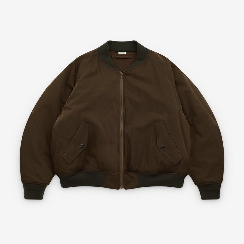 A.Presse - Men's Silk Padding Jacket - (Khaki)