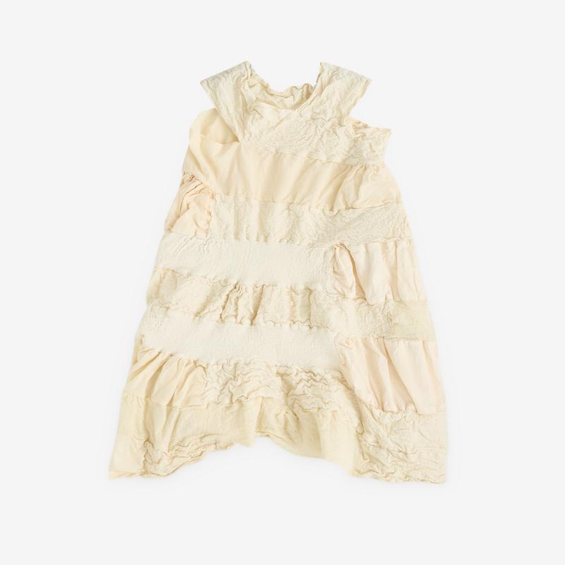 Daniela Gregis - Women's Sleeveless Asymmetric Dress - (Off White)