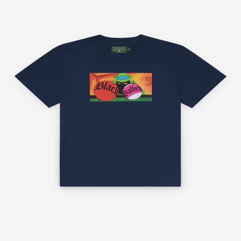 Denim Tears - Men's Balled Tee - (Navy)