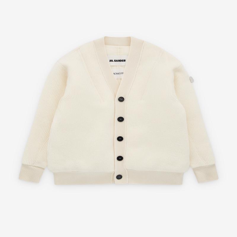 Jil Sander - Men's Moncler Padded Wool Cardigan - (Cornsilk)