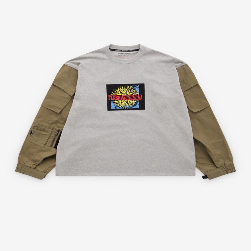 Martine Rose - Men's Oversized Utility Sleeve Shirt - (Grey)