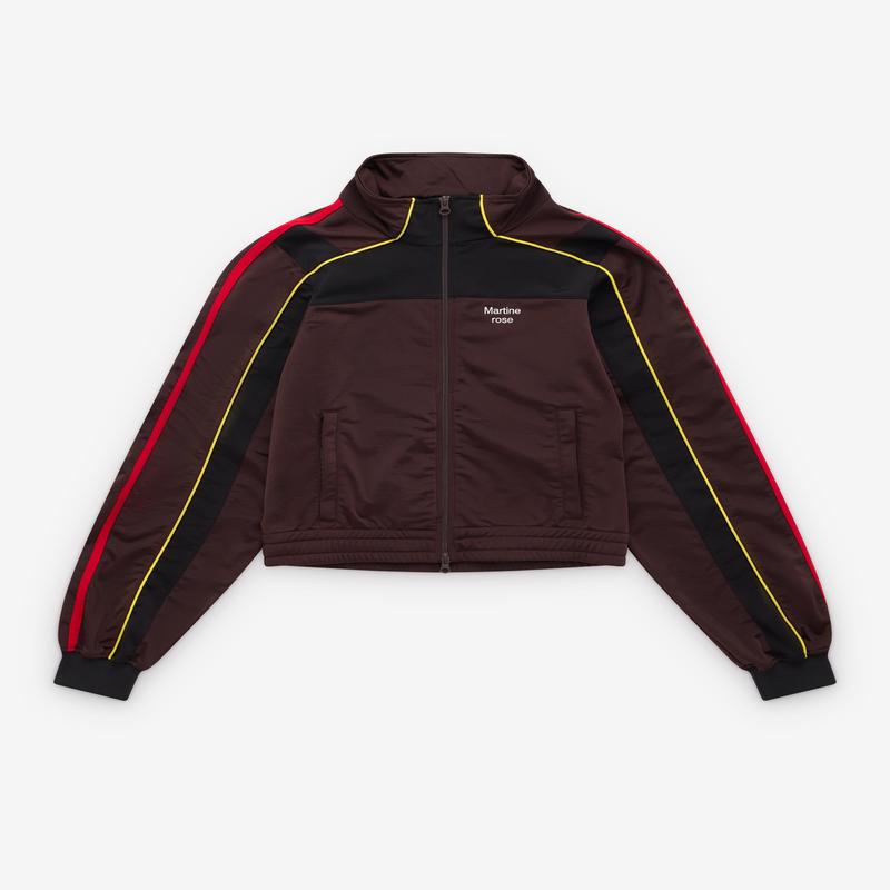 Martine Rose - Men's Shrunken Track Jacket - (Brown)