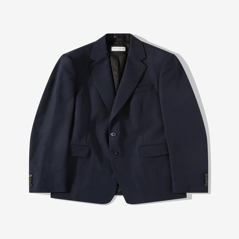 Dries Van Noten - Mens Single Breasted Blazer - (Navy)