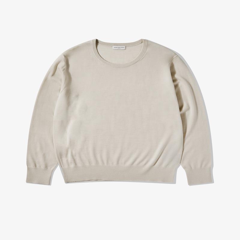 Dries Van Noten - Womens Merino Sweater - (Ecru)