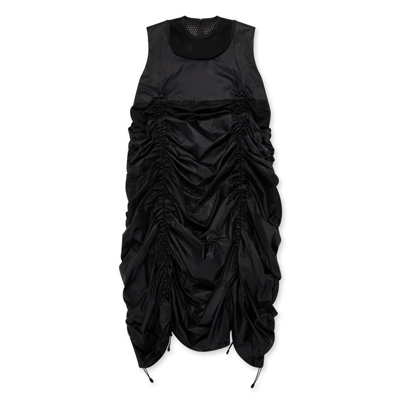 Junya Watanabe - Womens Layered Mesh Dress - (Black Mix)