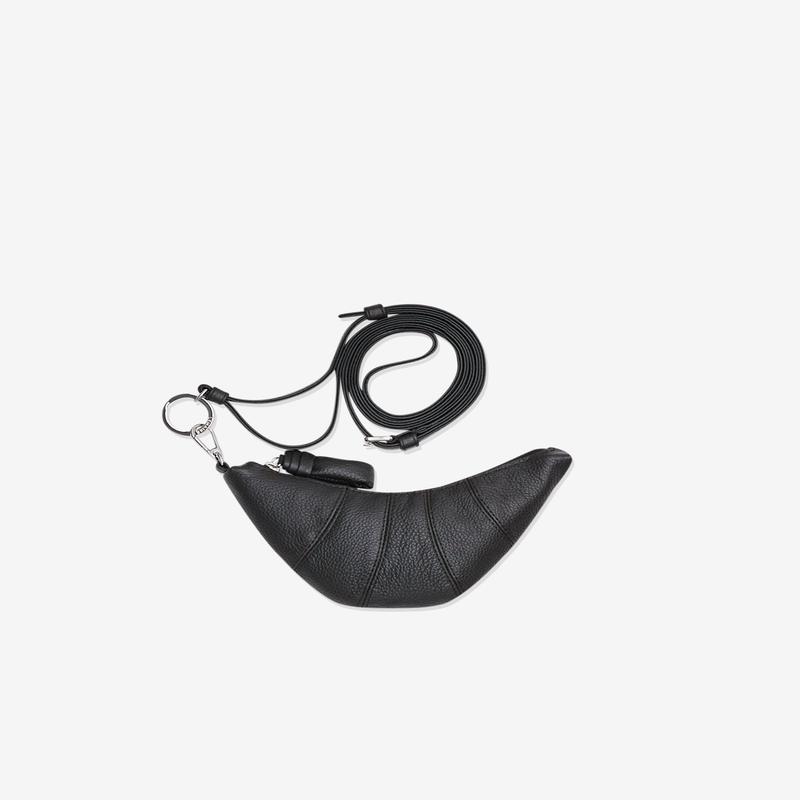 Lemaire - Womens Crossbody Croissant Coin Purse - (Brown)