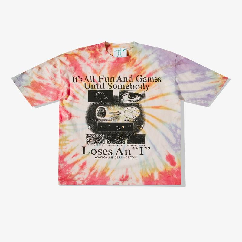 Online Ceramics - Mens Ego Death T-Shirt - (Hand Dye)