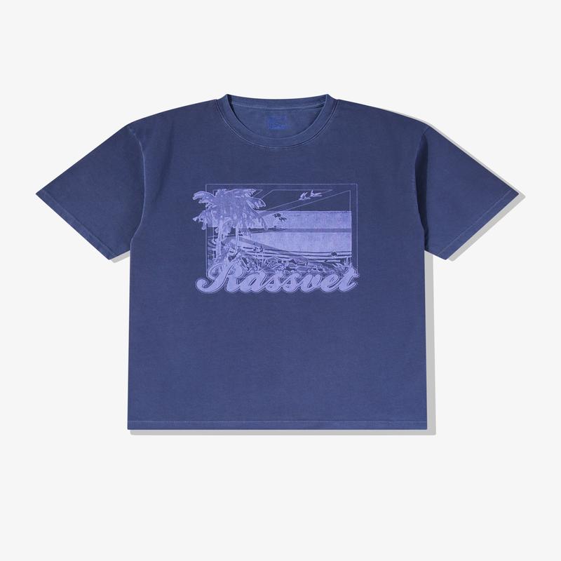 Rassvet - Mens Miami Tee Shirt Knit - (Navy)