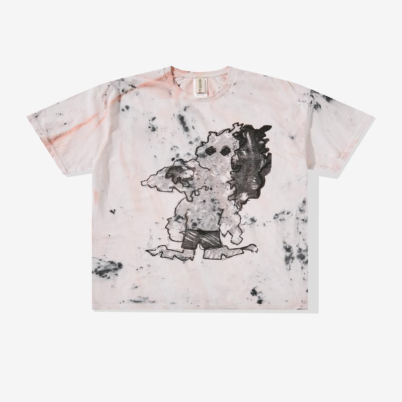 Westfall - Mens Abstract Snoppy T-Shirt - (Dirty Pink)