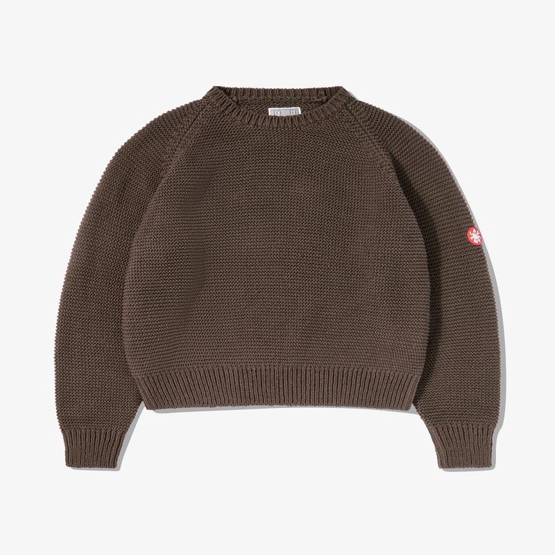 Cav Empt - Mens Raglan Sleeve Cotton Knit - (Grey)