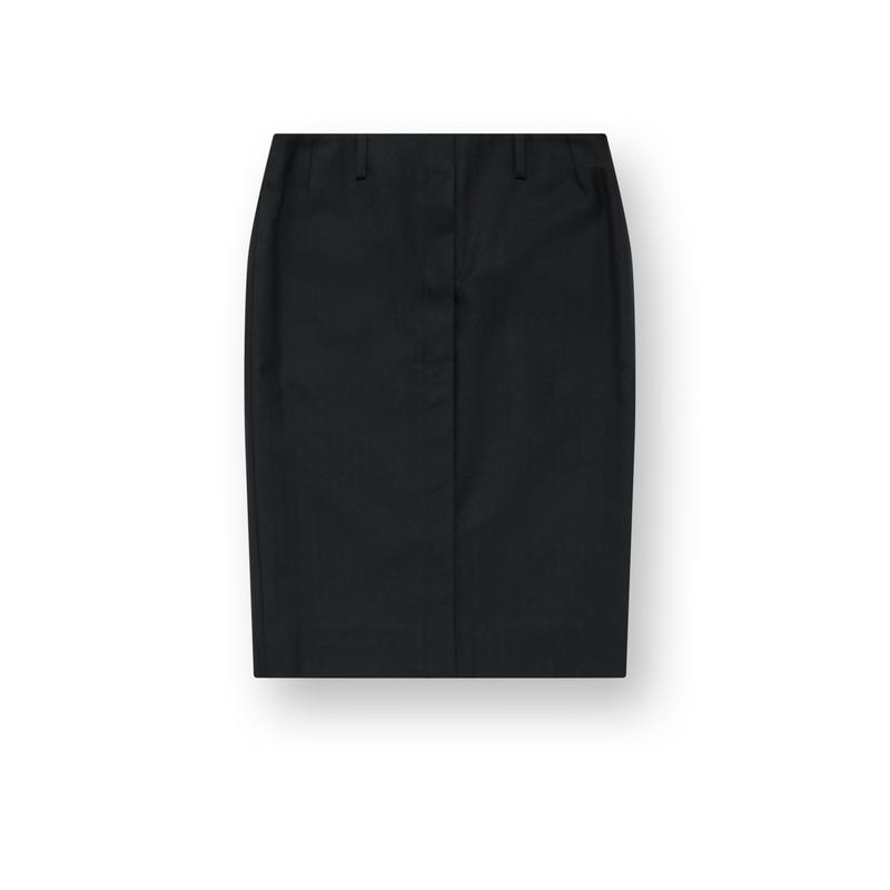Dries Van Noten - Womens Pencil Skirt - (Navy)
