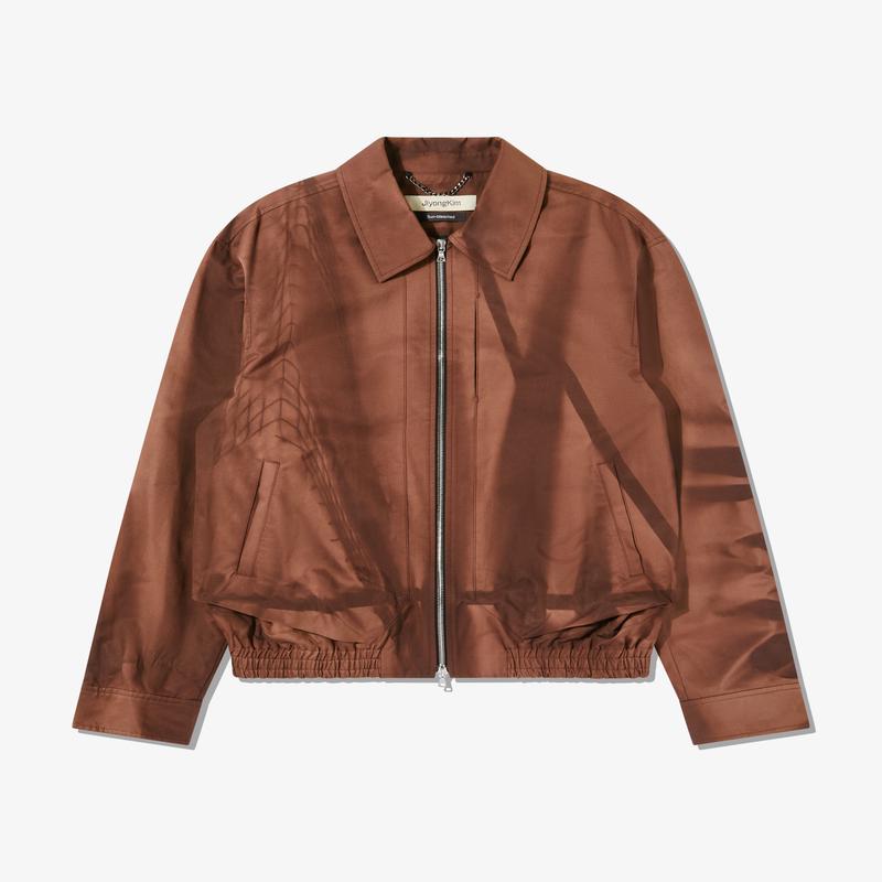 Jiyongkim - Mens Sun-Bleached Darted Pocket Blouson - (Brown)
