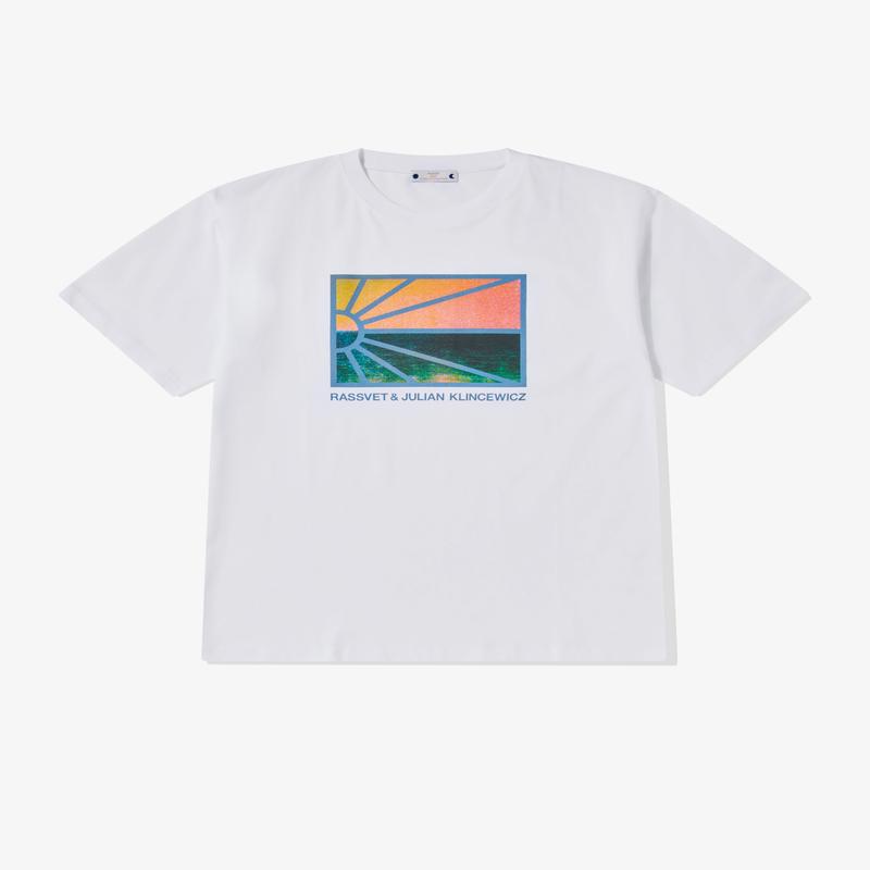 Rassvet - Mens Sunset Logo Tee - (White)