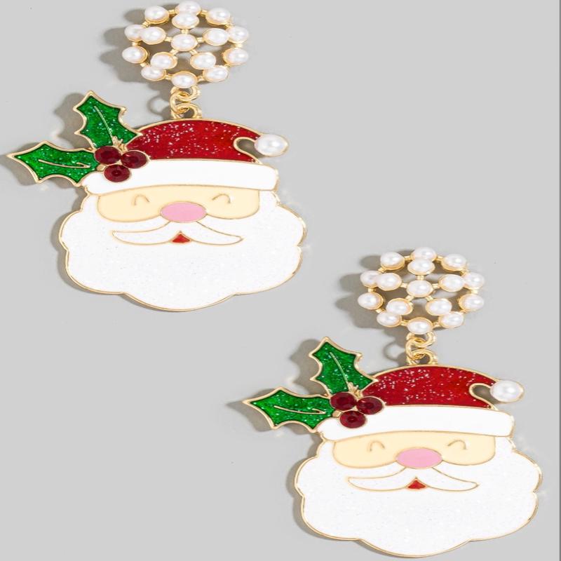Santa Earrings