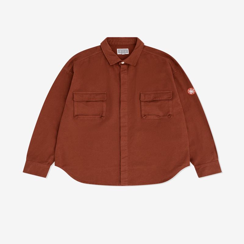 Cav Empt - Mens Flannel Big Shirt - (Brown)