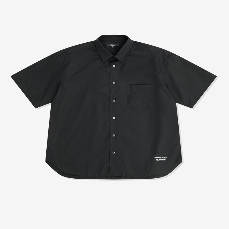 CDG Homme - Mens Short Sleeve Shirt - (Black)