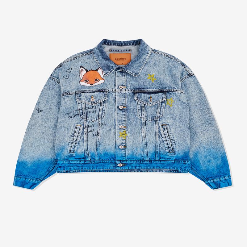 Doublet - Mens Denim Jacket - (Blue)