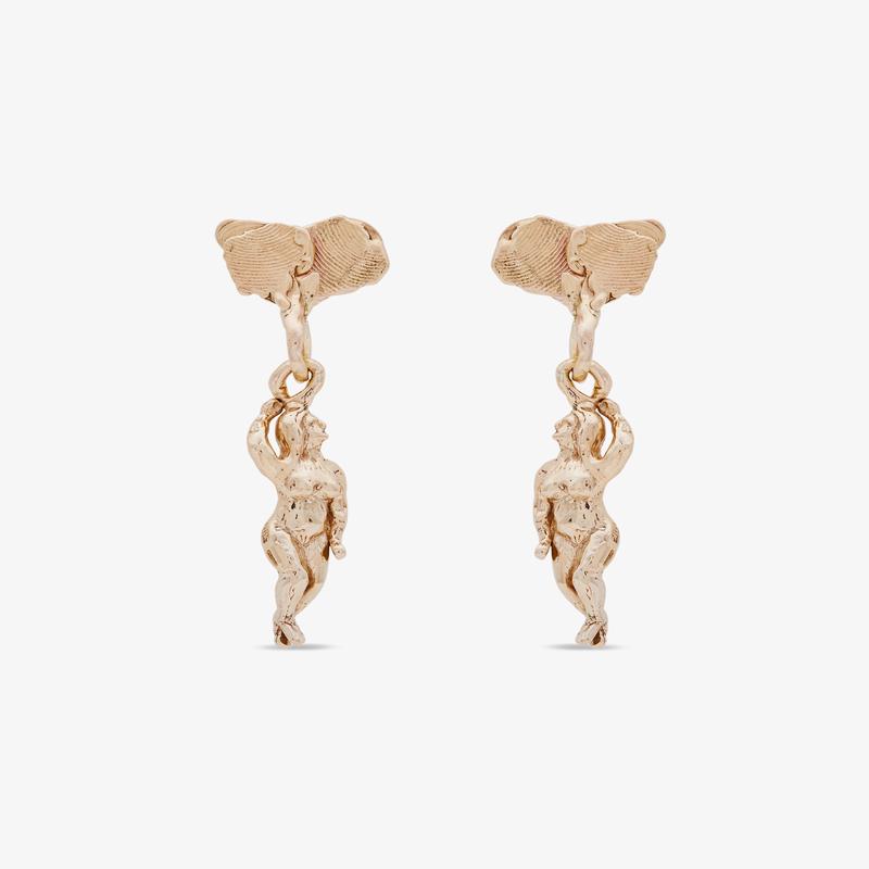 Georgia Kemball - Women's Sycamore Siren Earrings - (Gold)